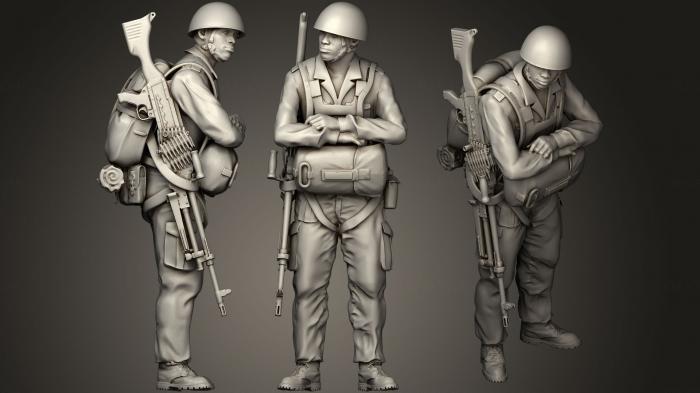 Military figurines (STKW_0503) 3D model for CNC machine